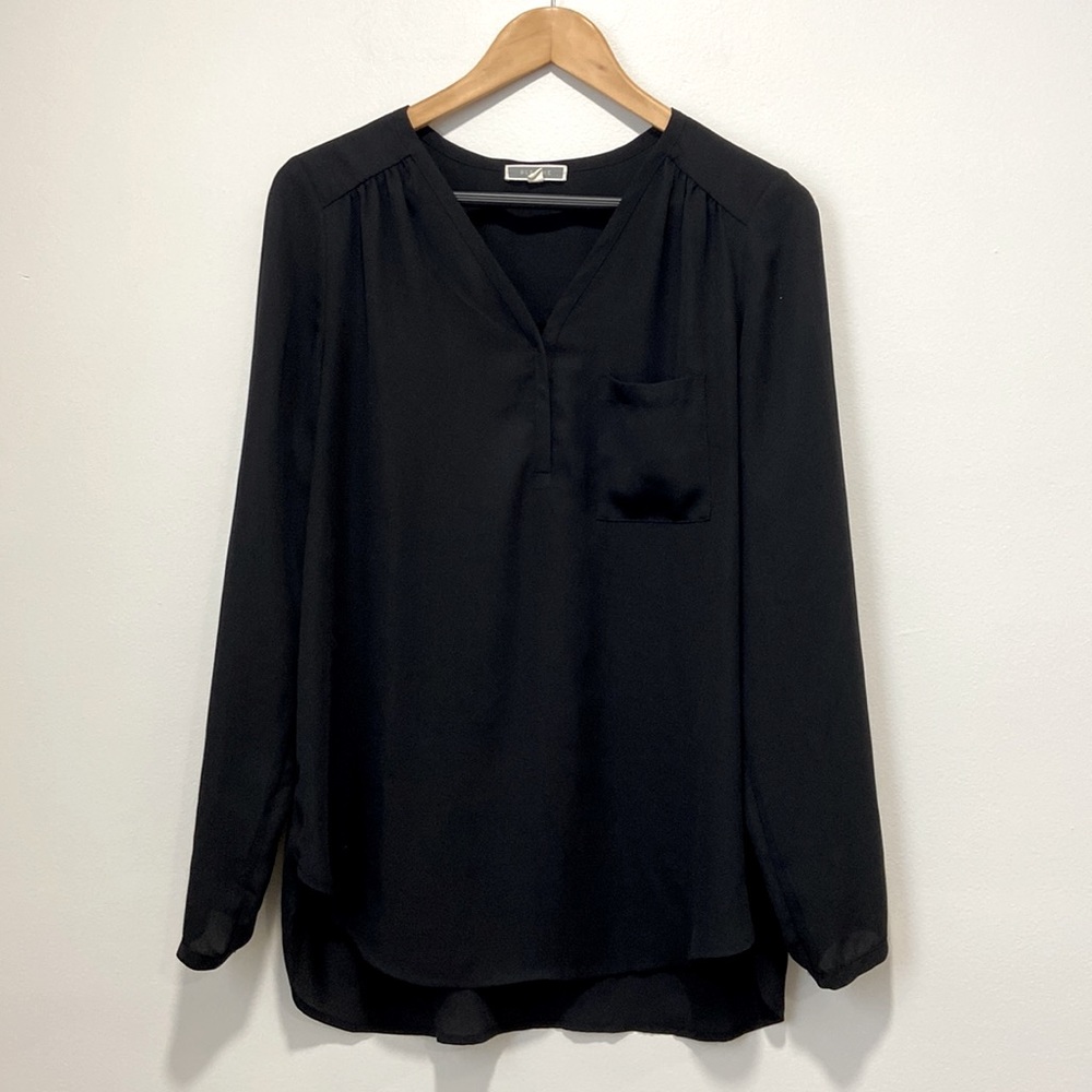 Pleione Chiffon Blouse Women Size M
